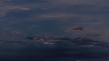 Bulutlu gökyüzü ve güneş geliyor