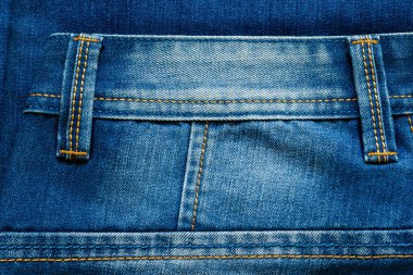 Mavi jeans arka plan detayları.