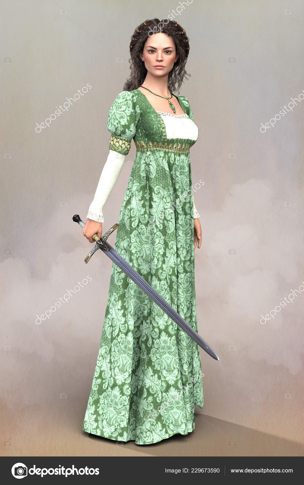 Fantasy Book cover Design - Renaissance Woman