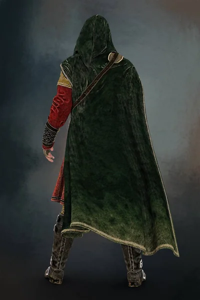Arkadan Görünüş bir ortaçağ ma