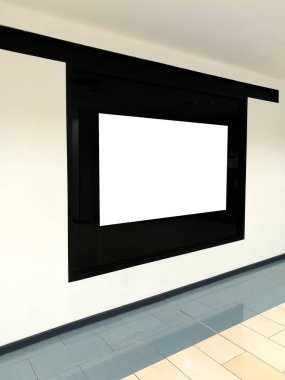 Kadar alay et. Billboard afiş, mağaza vitrin pencereden, tabela alay etmek yukarıya göstermek üstünde belgili tanımlık duvar