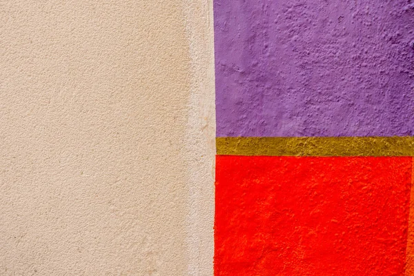 Renkli taze boyalı duvar parçası