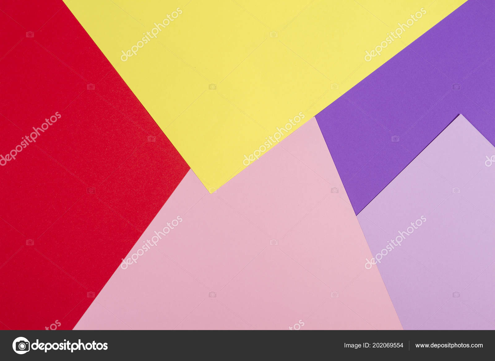 Color papers geometry flat composition background with violet ... Color papers geometry flat composition background with violet ...