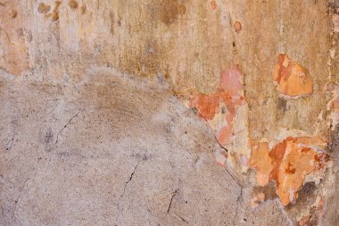 Yaşlı Çatlak Yıpranmış Paspal Alçılı Soyulmuş Duvar Arkaplanı.