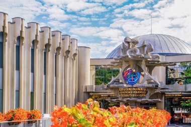Druskininkai, Lithuania - July 26, 2018: Aqua park in Druskininkai, Lithuania.