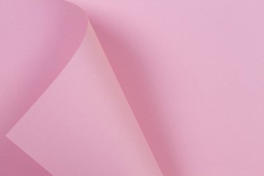 Soyut geometrik şekil pembe renkli kağıt arkaplan