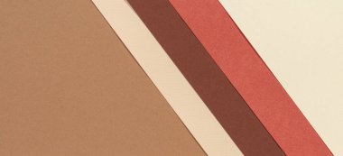 Soyut geometrik kağıt dokusu karton arka plan. Bej, kahverengi sarı pastel renkler