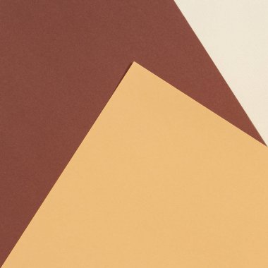 Soyut geometrik kağıt doku arka plan. Bej kahverengi beyaz pastel trendy renkler