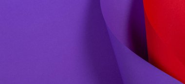 Soyut renkli arkaplan. Geometrik şekillerde kırmızı mor renkli kağıt