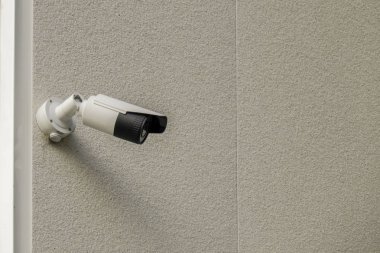 CCTV kamera güvenlik sistemi duvardaki binanın
