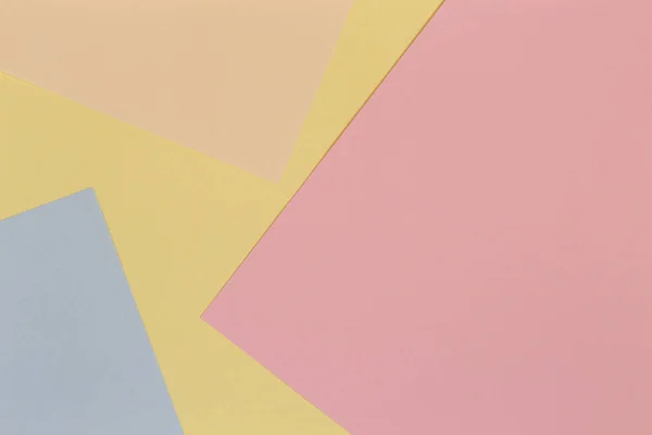 Fondo de papel colorido abstracto. Diseño de geometría creativa pastel color fondo de pantalla — Foto de Stock