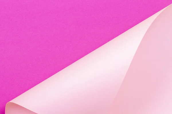 抽象几何形状粉红色紫色彩色纸张背景 — 图库照片