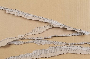 Bej yırtık karton düzensiz kenar doku arka plan