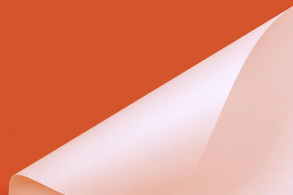 Forma geométrica abstracta fondo de papel de color naranja y rosa — Foto de Stock