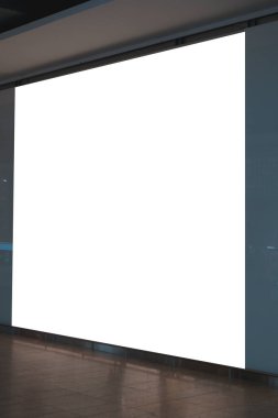 Kadar alay et. Billboard afiş, mağaza vitrin pencere alışveriş merkezi içinde