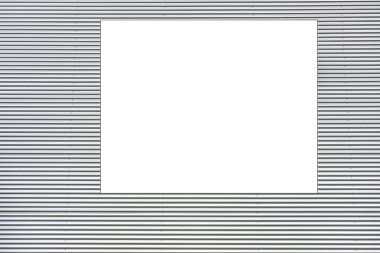 Kadar alay et. Boş dikey billboard, reklam kurulu duvardaki poster çerçevesi