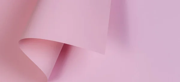 Fondo abstracto con forma geométrica papel de color rosa pastel — Foto de Stock