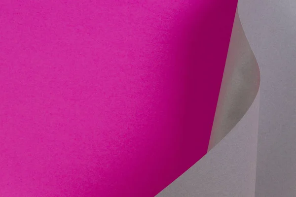 Forma geométrica abstracta rosa gris color papel fondo — Foto de Stock