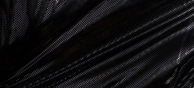 Gri siyah metalik gümüş benekli kumaş dokusu arkaplanı
