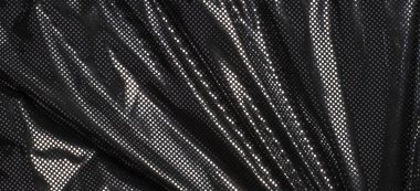 Gri siyah metalik gümüş benekli kumaş dokusu arkaplanı