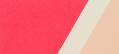 Soyut geometrik kağıt dokusu karton arka plan. Bej, kahverengi mercan sarı pastel renkler