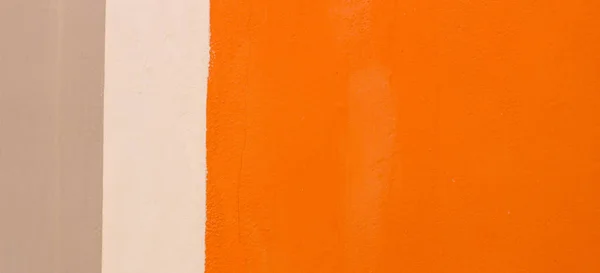 Narancs, bézs és fehér grunge strukturális vakolat textúra banner háttér — Stock Fotó