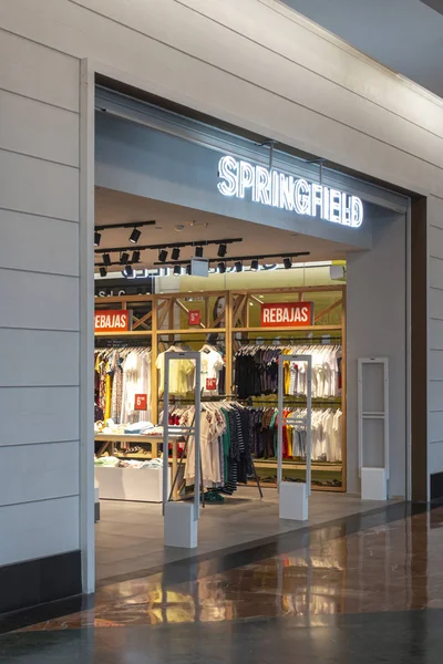 Alicante, Spain, 18 June, 2019: Springfield store in shopping centre the Gran Via Alicante, Spain. Springfield is a fashion retailer — Stock Photo, Image