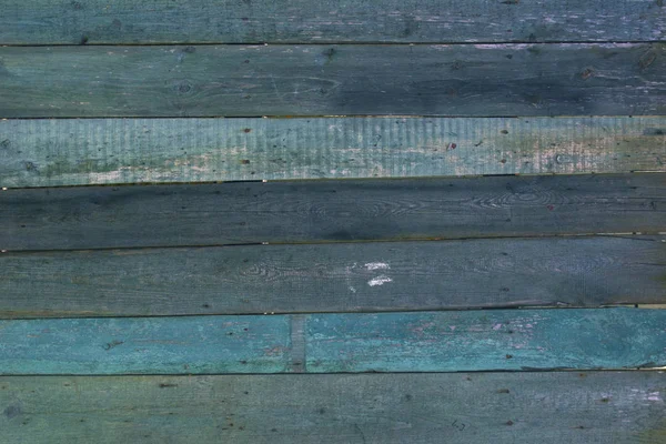 Régi évjárat kopott zöld kék hang időjárott festett fa banner háttér — Stock Fotó