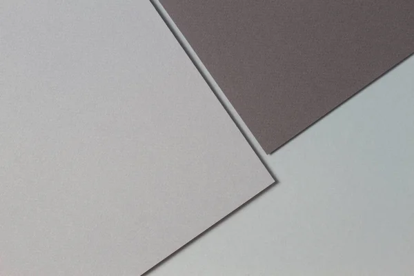 Fondo de textura de papel creativo monocromo gris abstracto. Formas y líneas geométricas mínimas —  Fotos de Stock