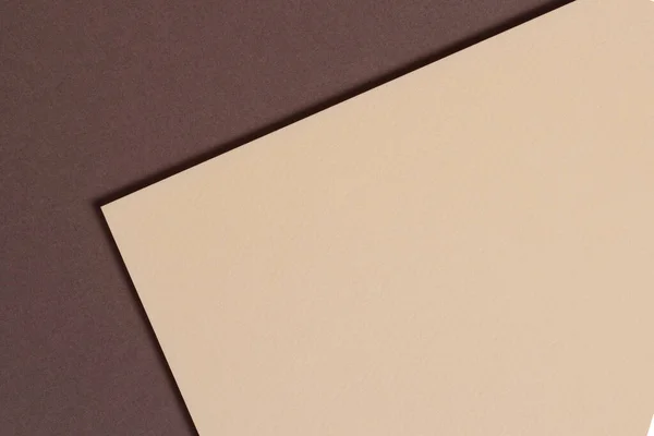 Streszczenie kolorów papier geometria skład tło z beżowy i brązowy odcienie — Zdjęcie stockowe