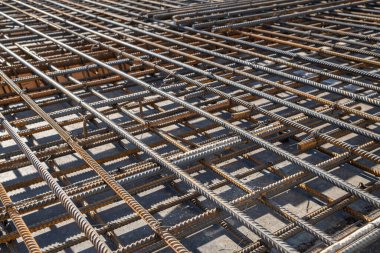 Katlar için inşaat takviye ağı, monolitik yapı