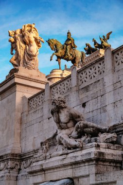 Sunak vatanın Altare della Patria, olarak da bilinen Ulusal Anıt Victor Emmanuel II, Roma İtalya