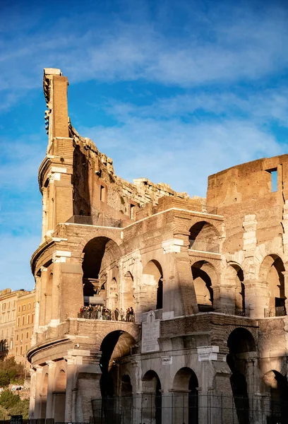 Roma Itália Colosseumroma Itália Coliseu — Fotografia de Stock