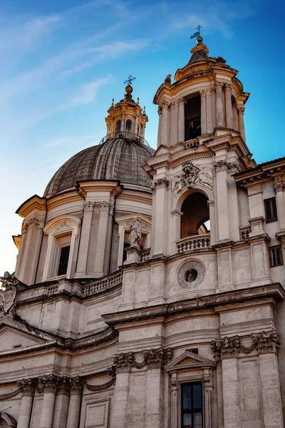 Sant Agnese Agone Rome Italy — стоковое фото