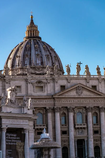 大教堂 San Pietro 梵蒂冈城 罗马意大利 — 图库照片