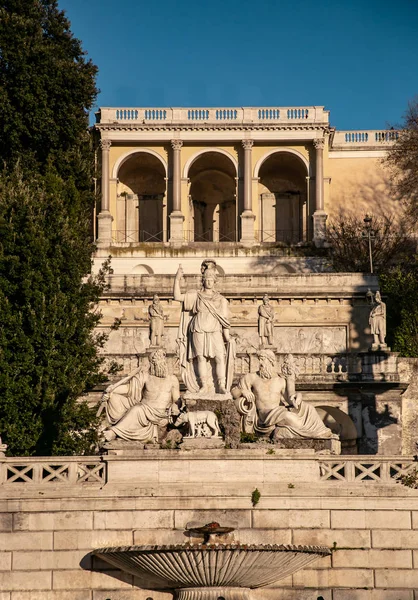 Fontana Della Dea Roma Piazza Del Campidoglio Roma Italy — Stok fotoğraf