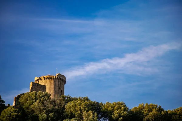 Torre Medievale Velia Ascea — Foto Stock