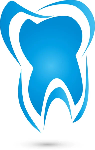 Зуб Стоматология Стоматология Стоматолог Логотип — стоковый вектор