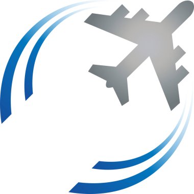 Uçak, Havaalanı, seyahat, ulaşım, logo