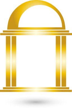 Sütunlar, gayrimenkul, sigorta, finans, Logo