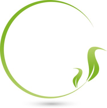 Yaprakları, bitki, organik, sağlık, Vegan, Naturopath, bahçıvan, Logo