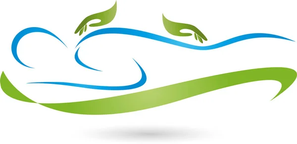 Kişi, elleri, alternatif Uygulayıcı, Masaj, Ortopedi, chiropractor, logo