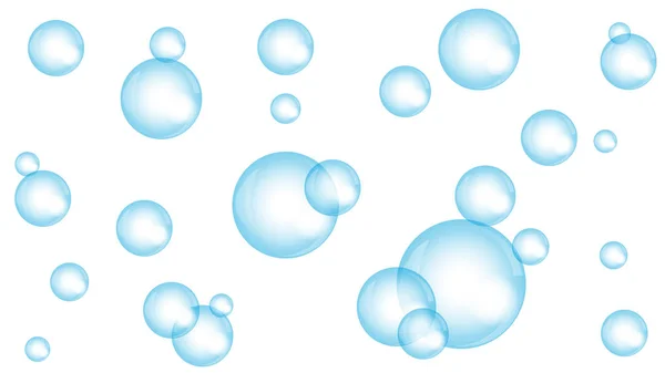Water Bubbles Bubbles Water Background — Stock Vector