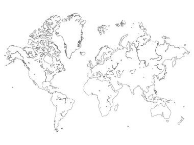 Toprak, toprak harita, harita, arka plan, Dünya Haritası