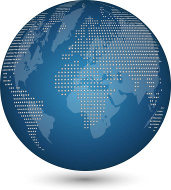 Dünya Küre, dünya, puan, logo, dünya haritası Dünya