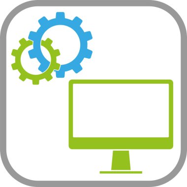 Bilgisayar ve dişliler, bilgisayar logosu