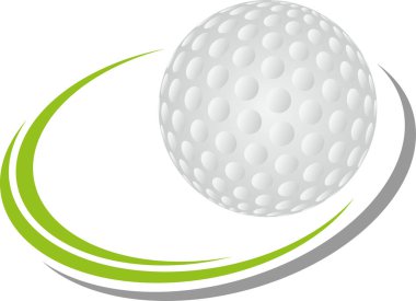 Golf topu, yapraklar, spor, golf, logo, golf arka planı