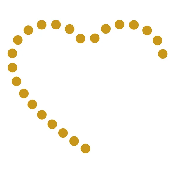 Fale Serca Serce Miłość Prezent Logo — Wektor stockowy