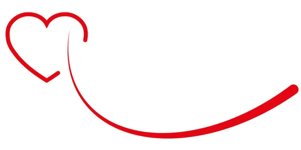 Serce Uśmiech Miłość Logo Tło — Wektor stockowy