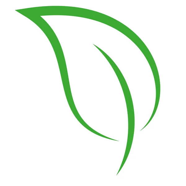 Yapraklar Yaprak Bitki Fotoğraf Logo — Stok Vektör